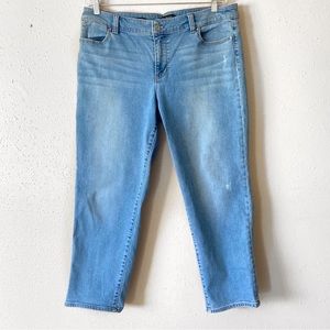 Talbots Flawless-Five Pocket Light Wash Boyfriend Jeans